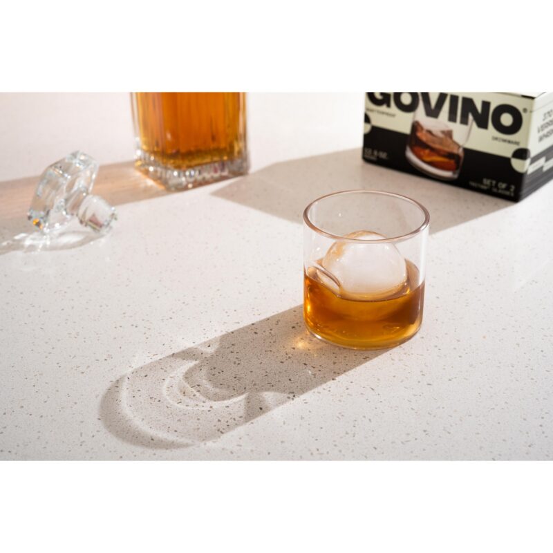 Custom govino 12.5 Oz. Whiskey Glass Dishwasher Safe - Clear - 7